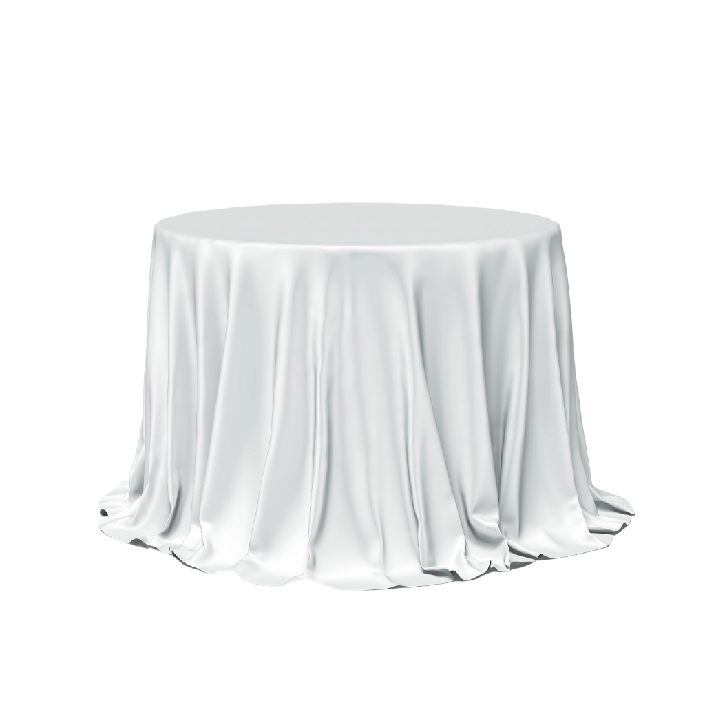 Table Cover Round (White)